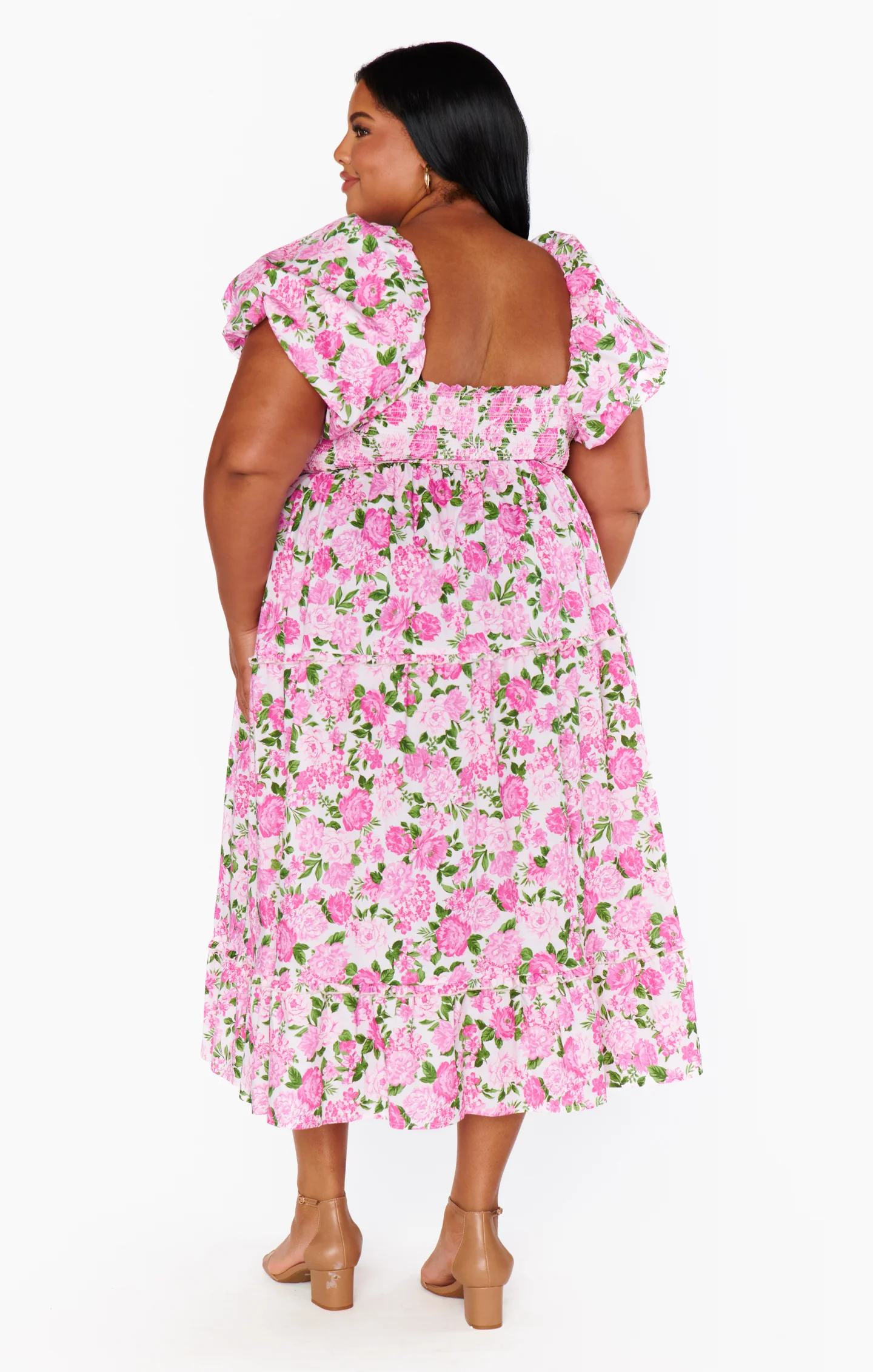 Afternoon Tea Dress ~ Cottage Floral Pink - Image 13