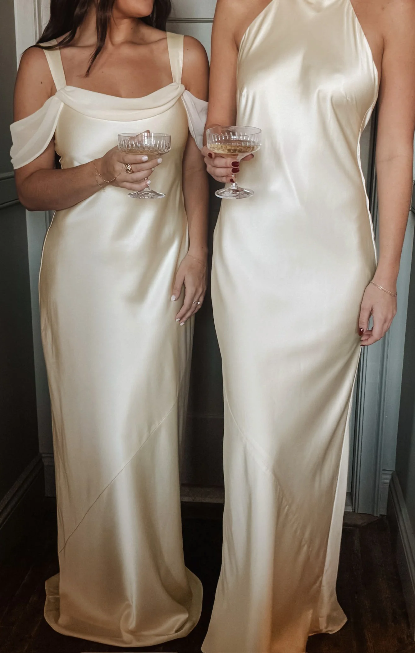 Bella Maxi Dress ~ Buttercream Luxe Satin - Image 2