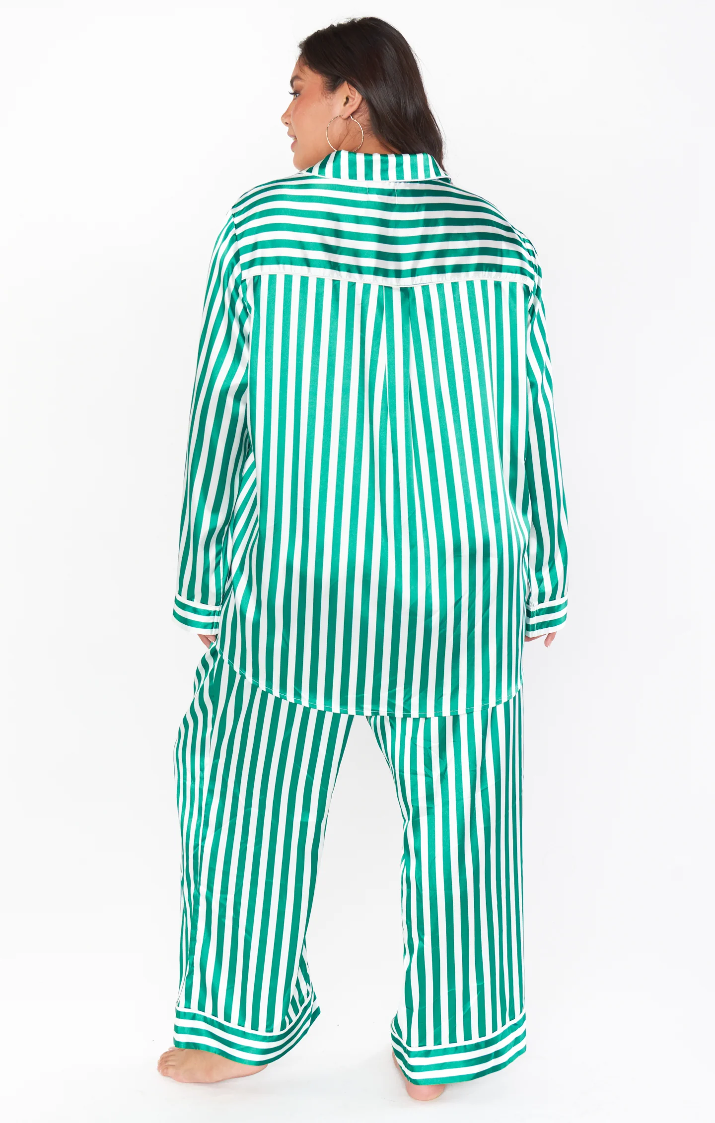 Classic PJ Set ~ Spearmint Stripe - Image 14