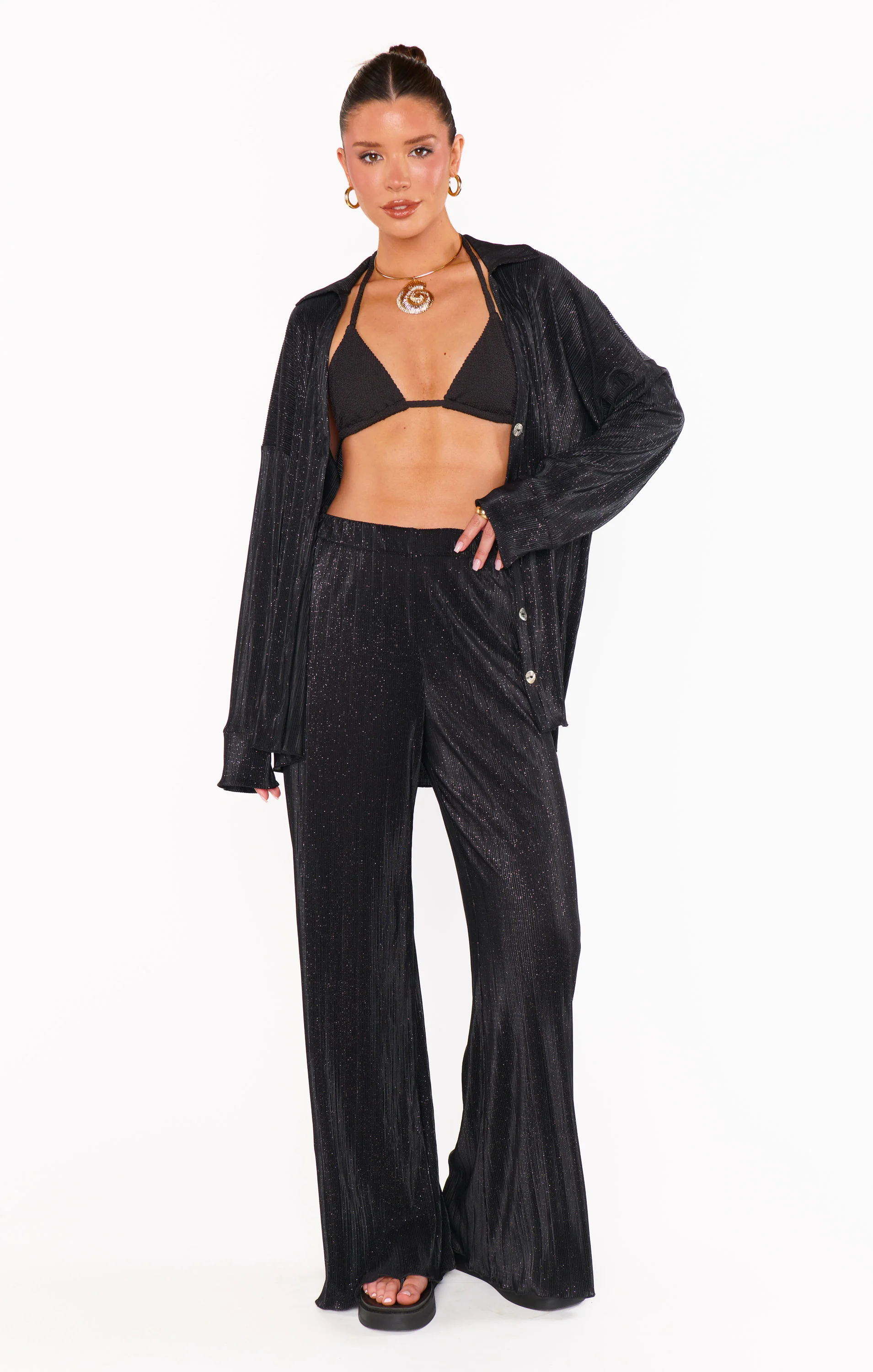 Everywhere Top ~ Black Pleat - Image 2