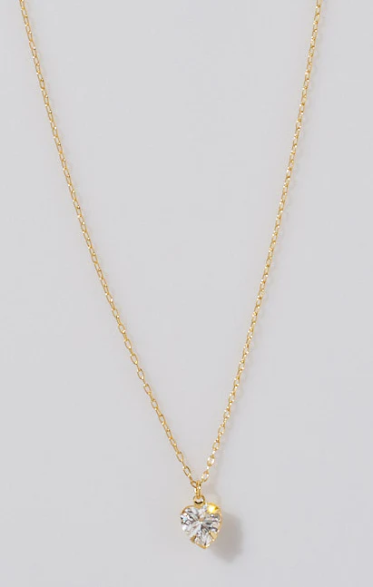 Faithy Jewels Hailey Heart Necklace ~ Gold - Image 2