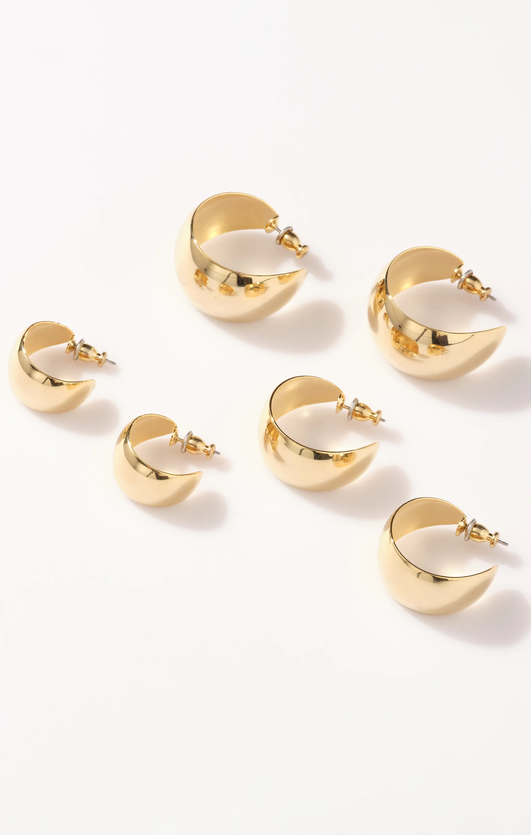 Faithy Jewels Mini Lucy Hoop Earrings ~ Gold - Image 3