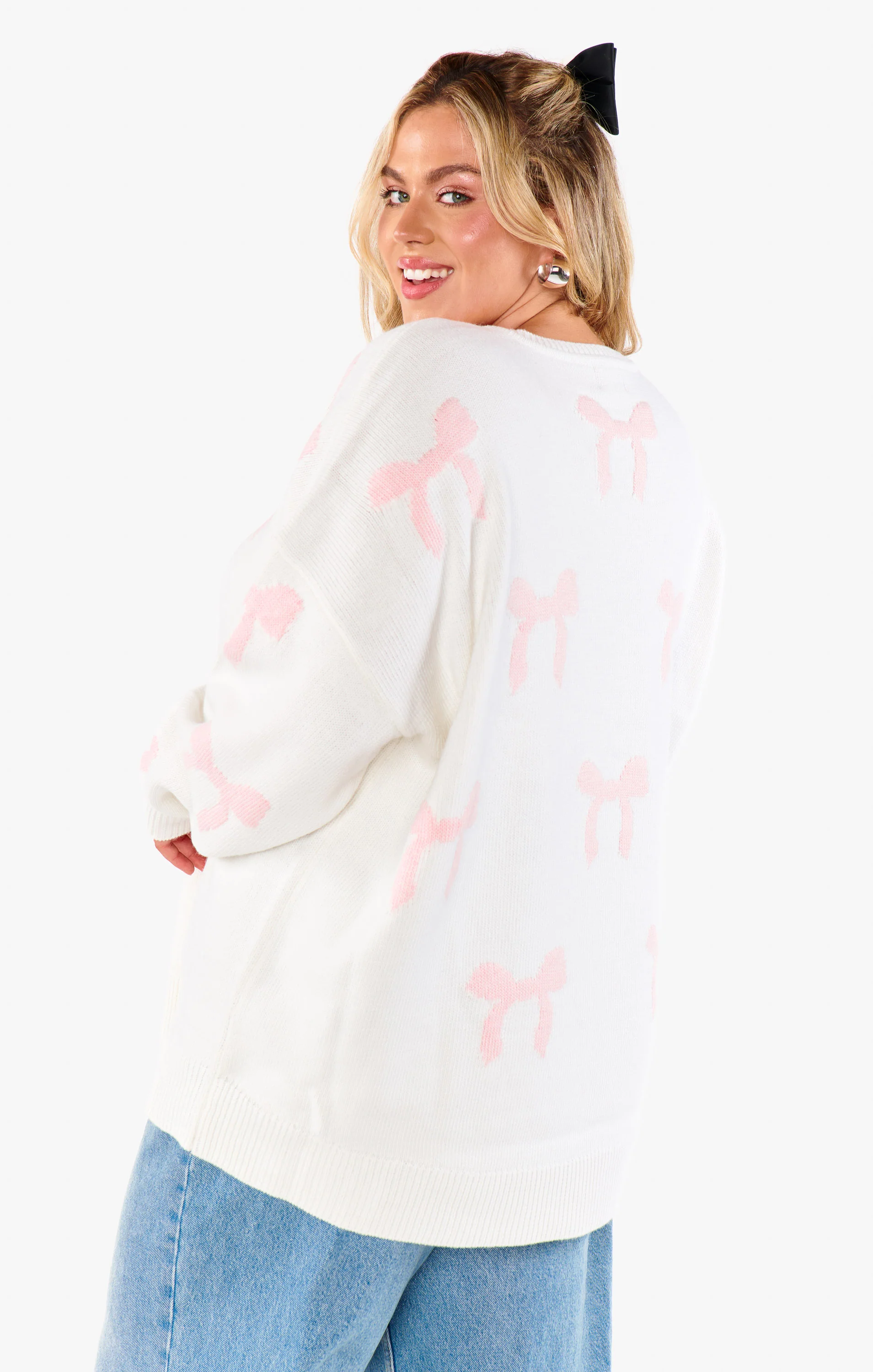 Gabrielle Sweater ~ Put a Bow On It Knit - Image 6