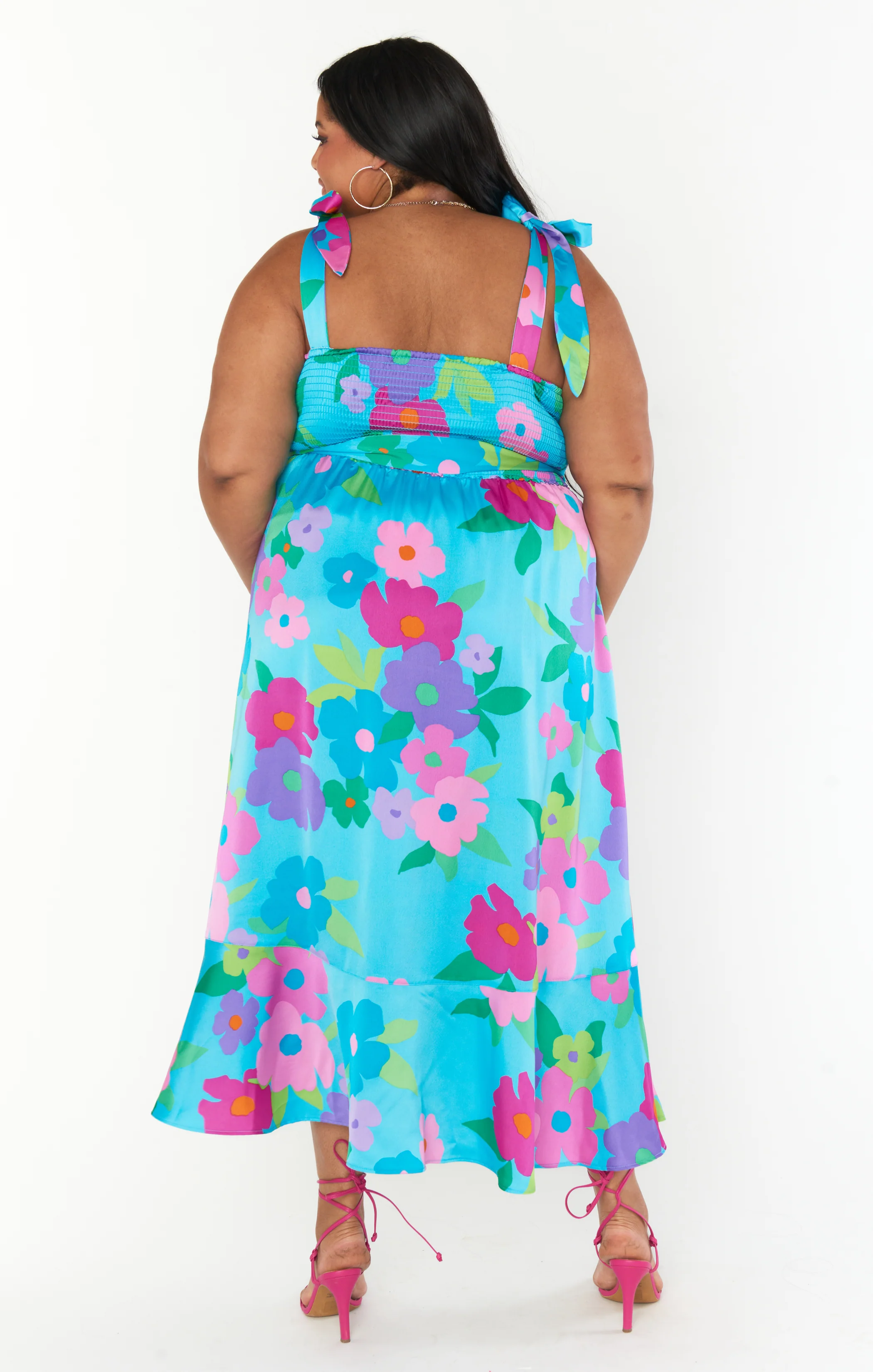 Garden Midi Dress ~ Multi Piccadilly Floral - Image 8