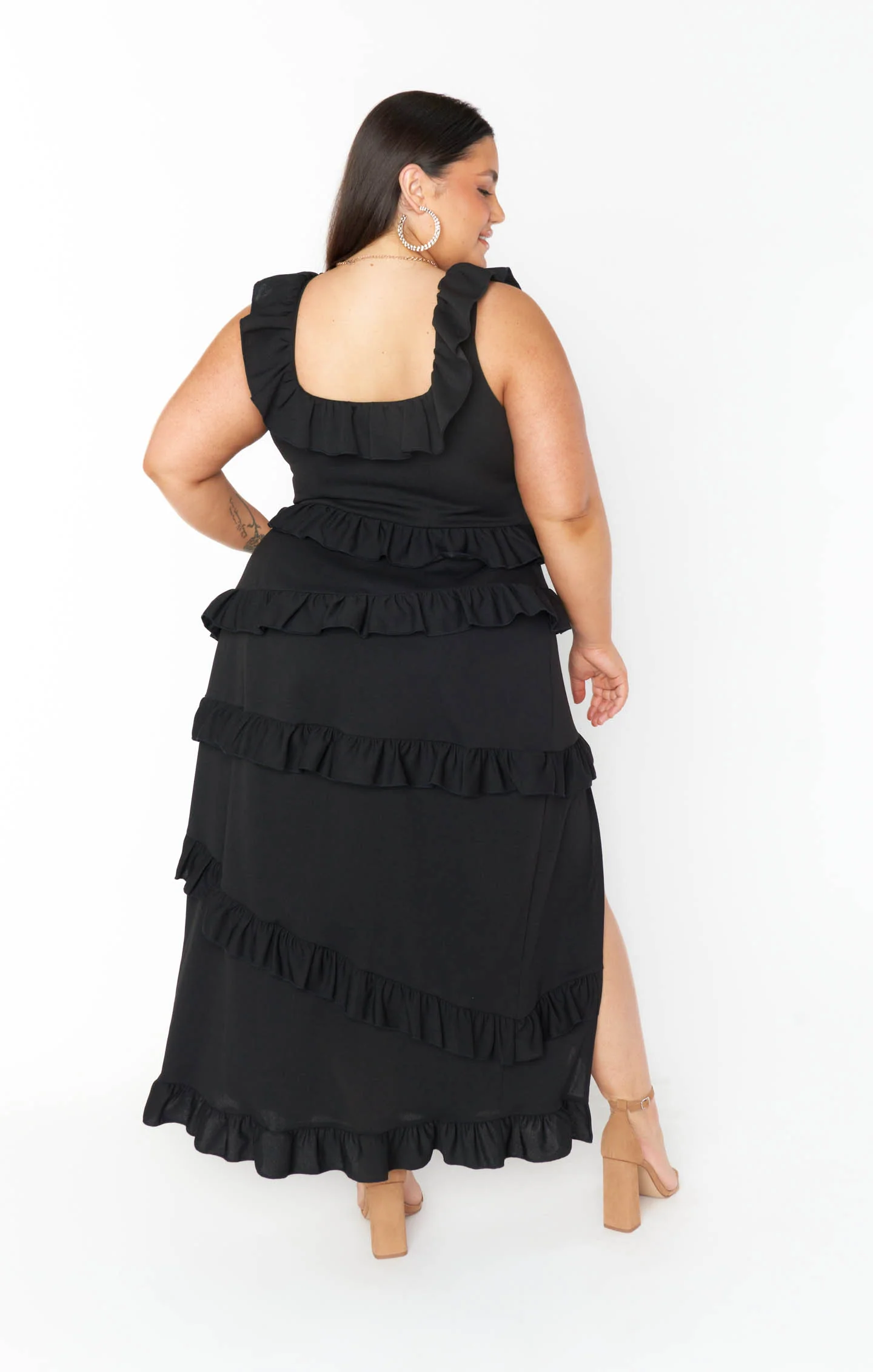Greta Dress ~ Black Stretch - Image 14