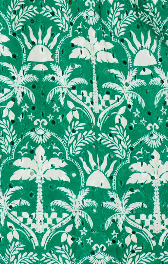 Hepburn Midi Dress ~ Tiki Palms - Image 5