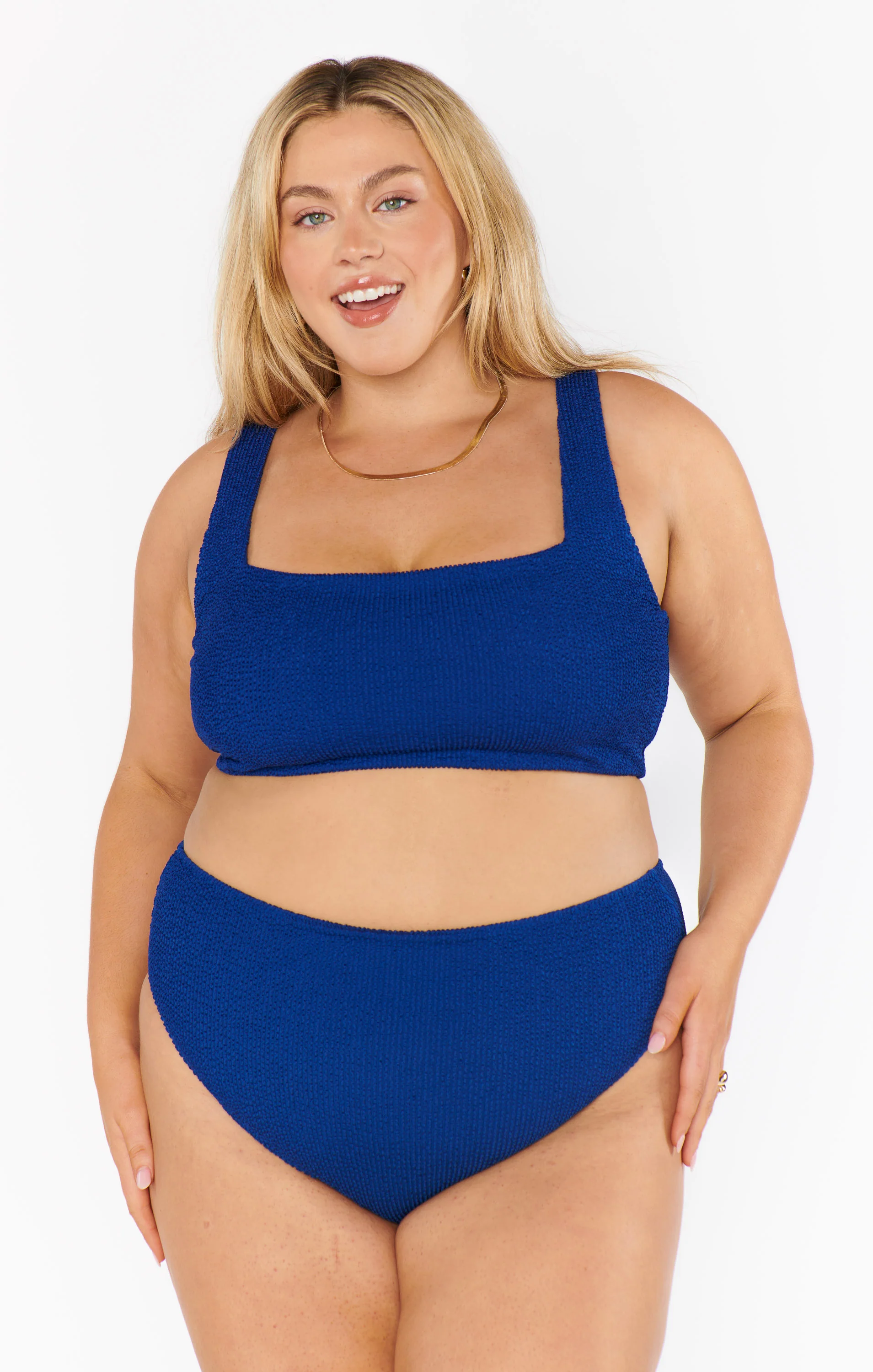 Hot Tub Top ~ Navy Scrunch - Image 7