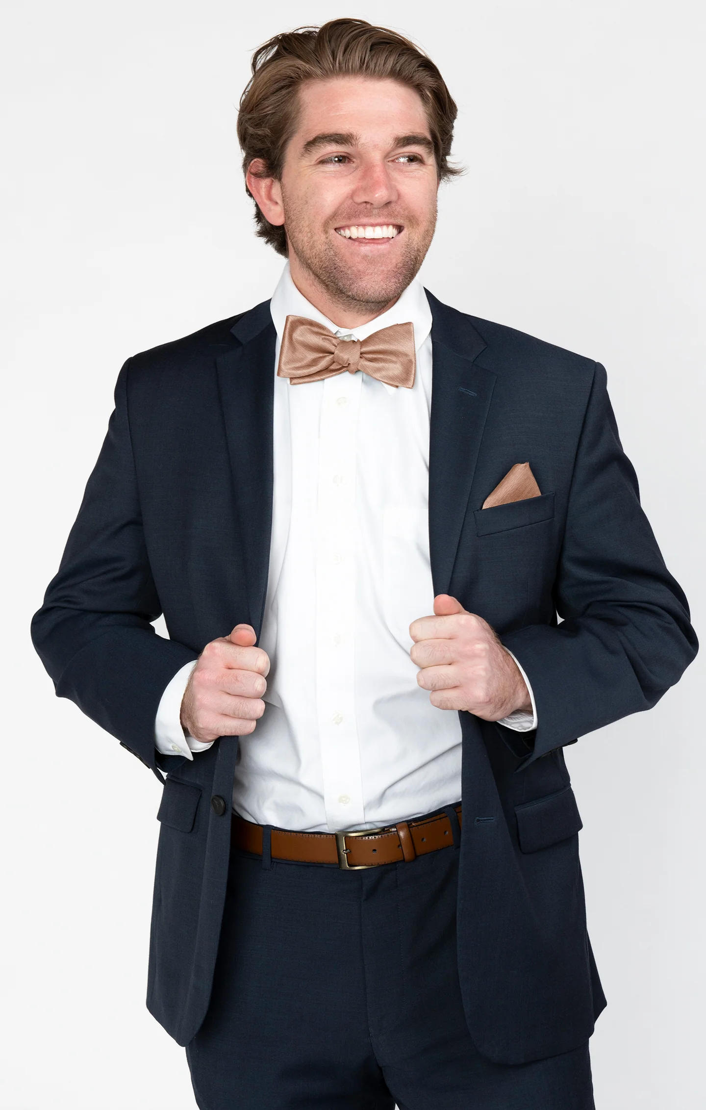 Josh Bow Tie ~ Dune Solid - Image 2