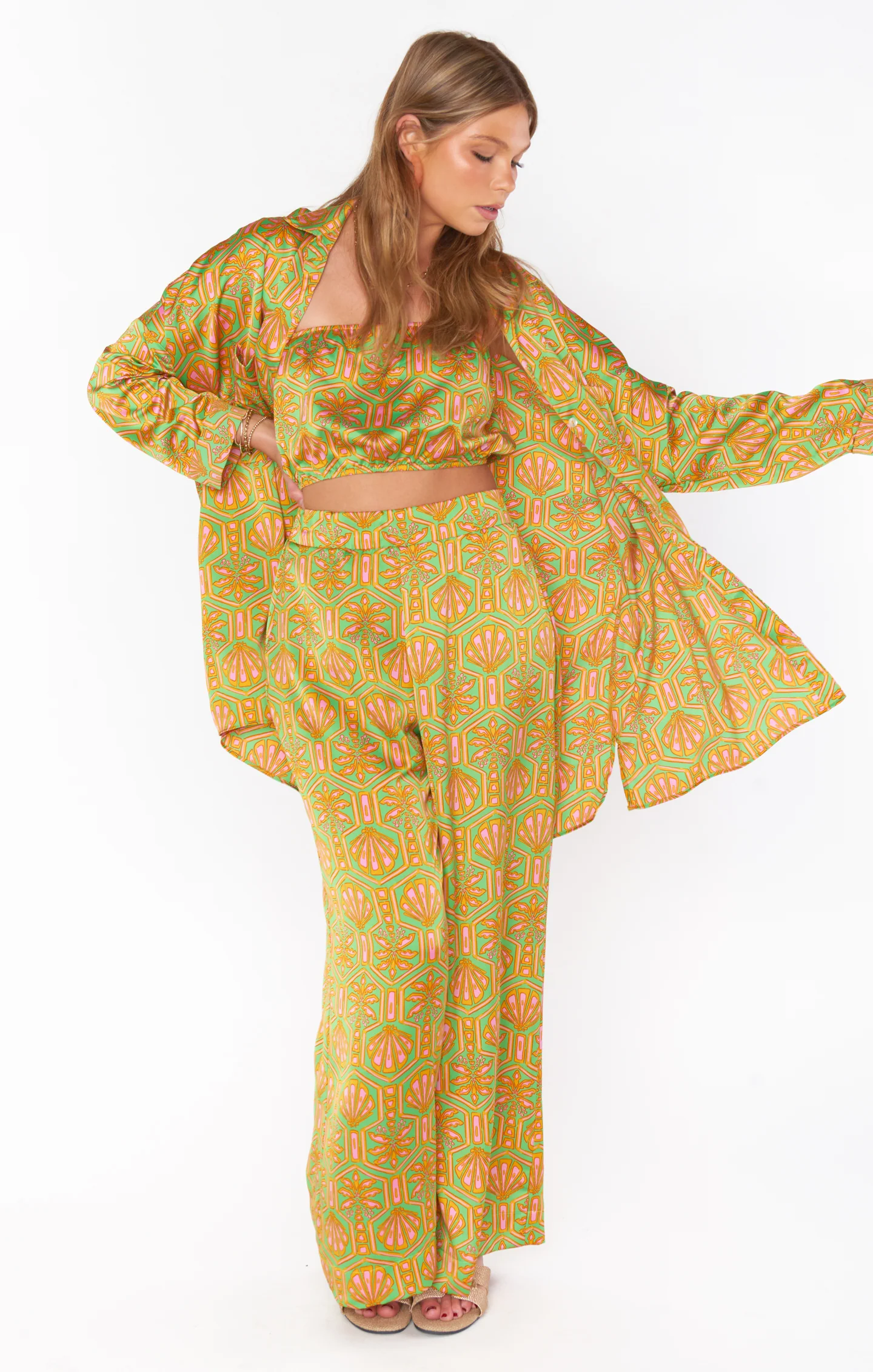 Landon Pants ~ Palm Deco - Image 2