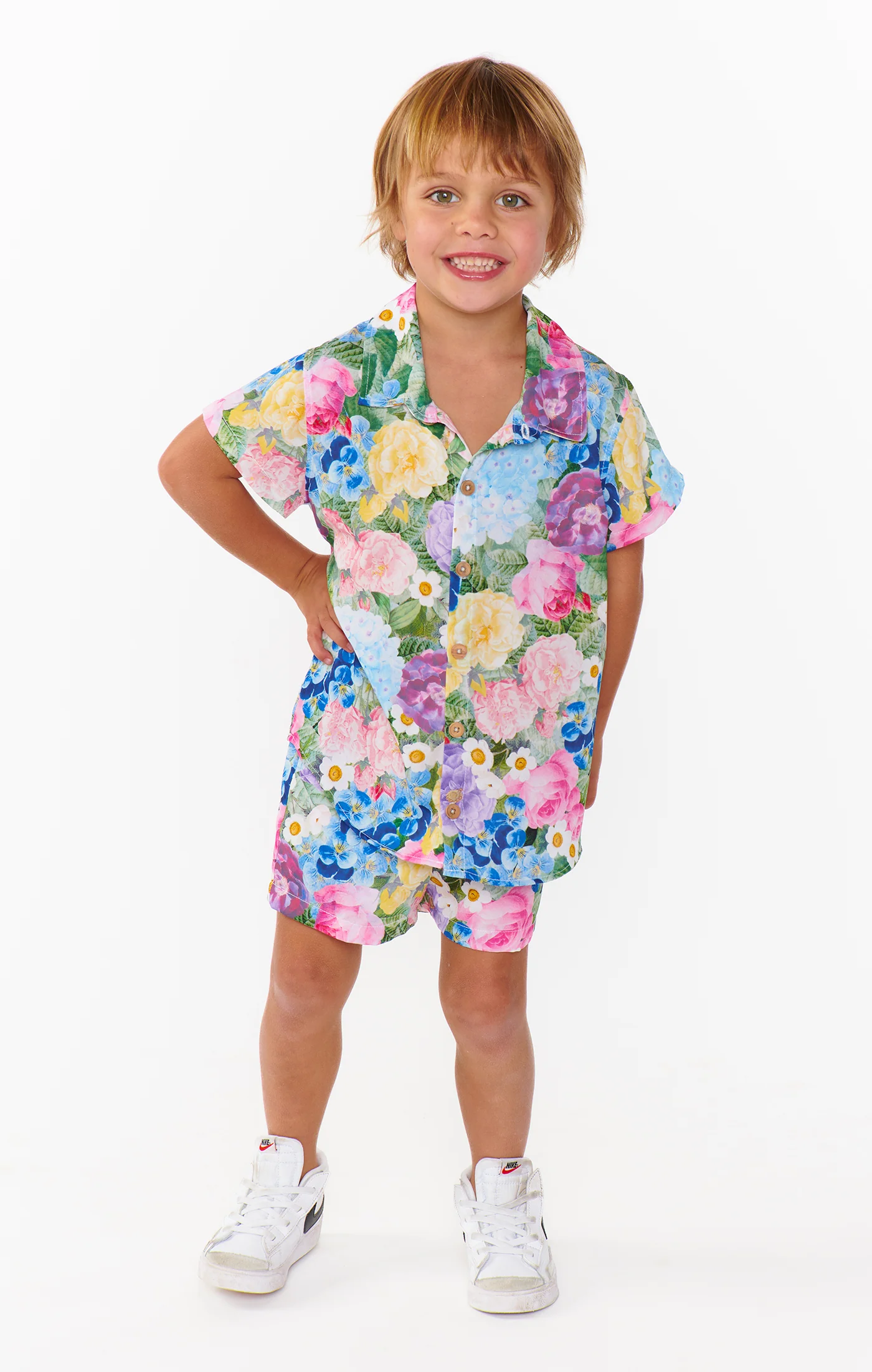 Lil Button Up Shirt ~ Flower Shop - Image 5