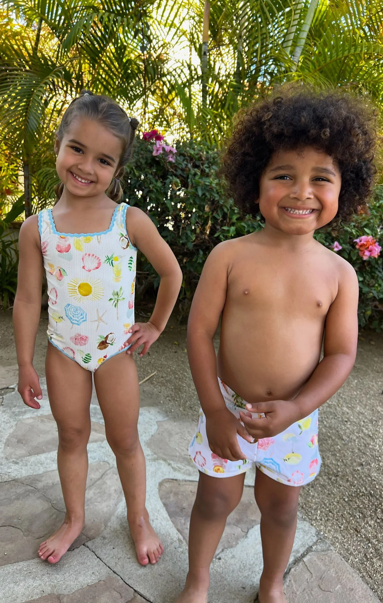 Little Babe One Piece ~ Seaside Treasures Scallop - Image 3
