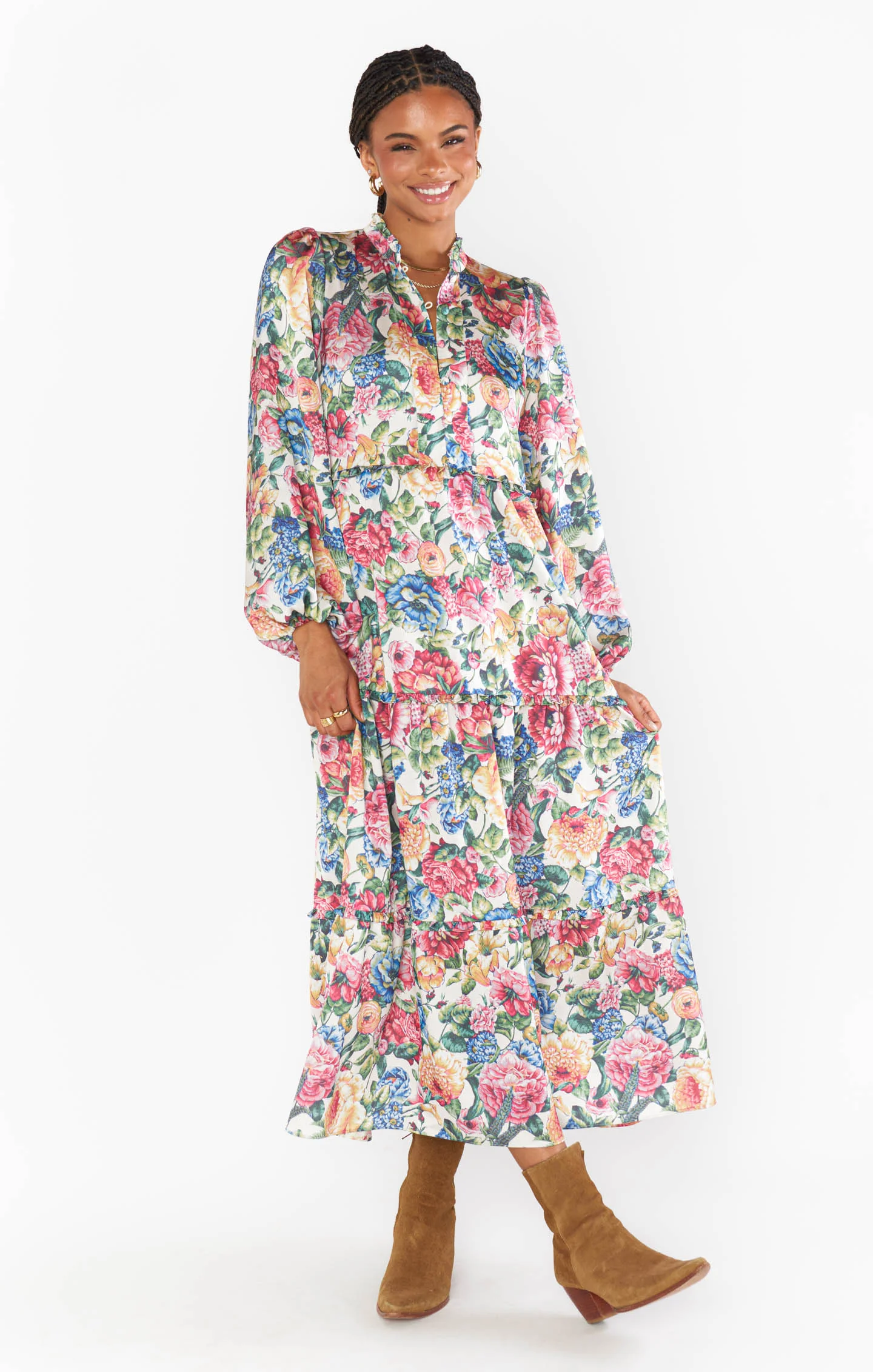 Loretta Maxi Dress ~ Dusty Meadows - Image 3