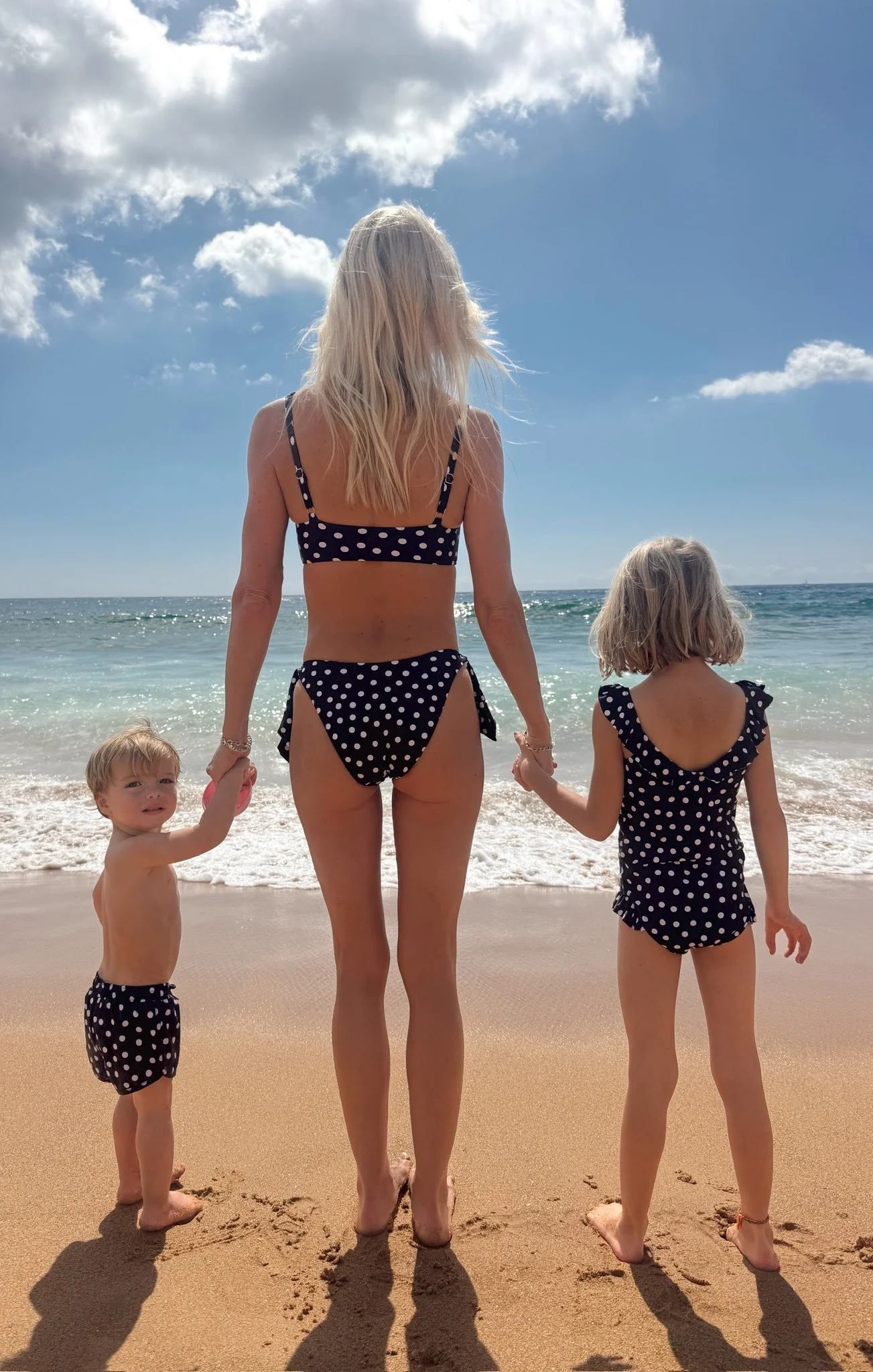 Madeline One Piece ~ Navy Polka Dot - Image 3