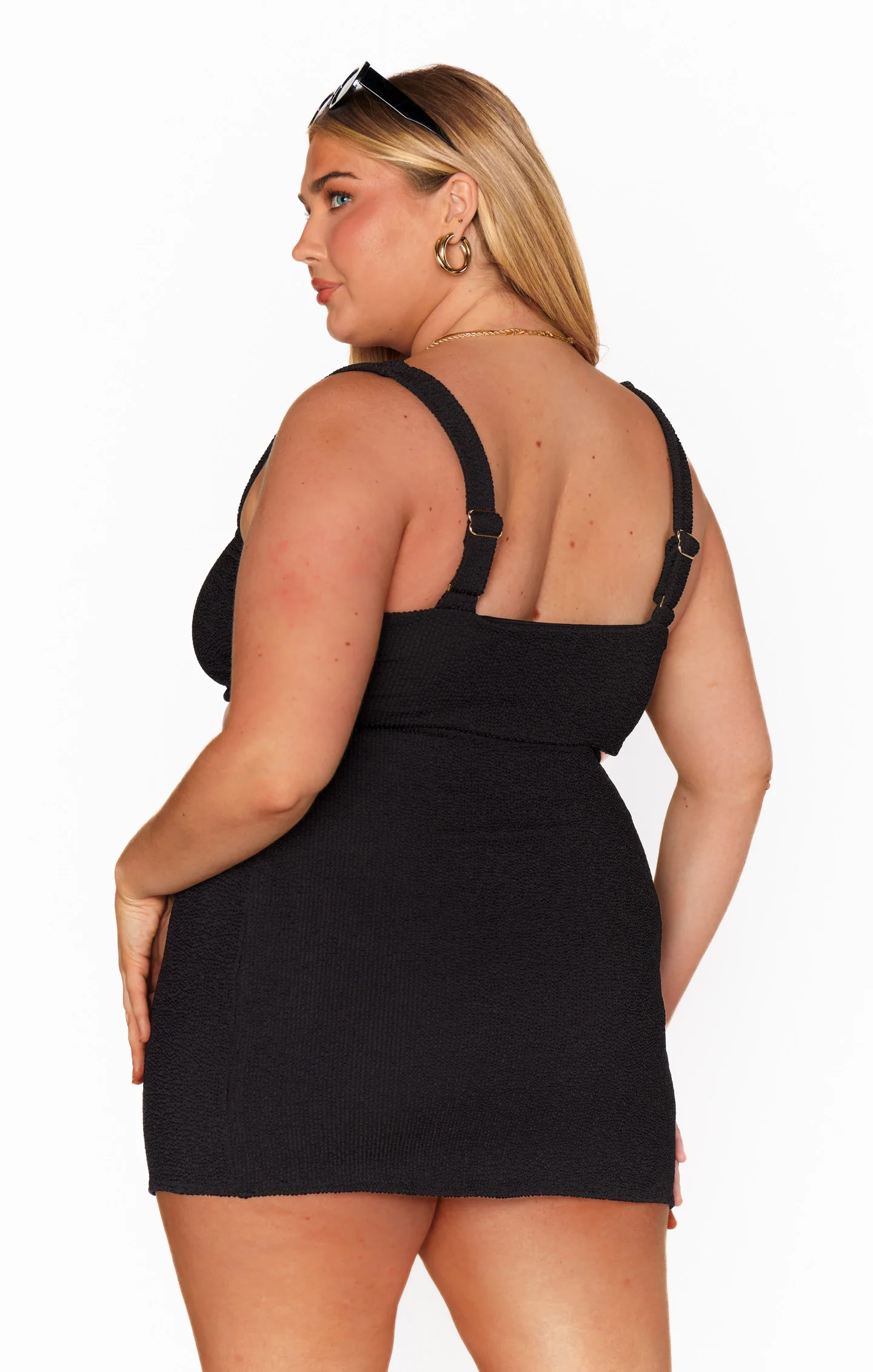 Mary Mini Skirt ~ Black Scrunch - Image 10