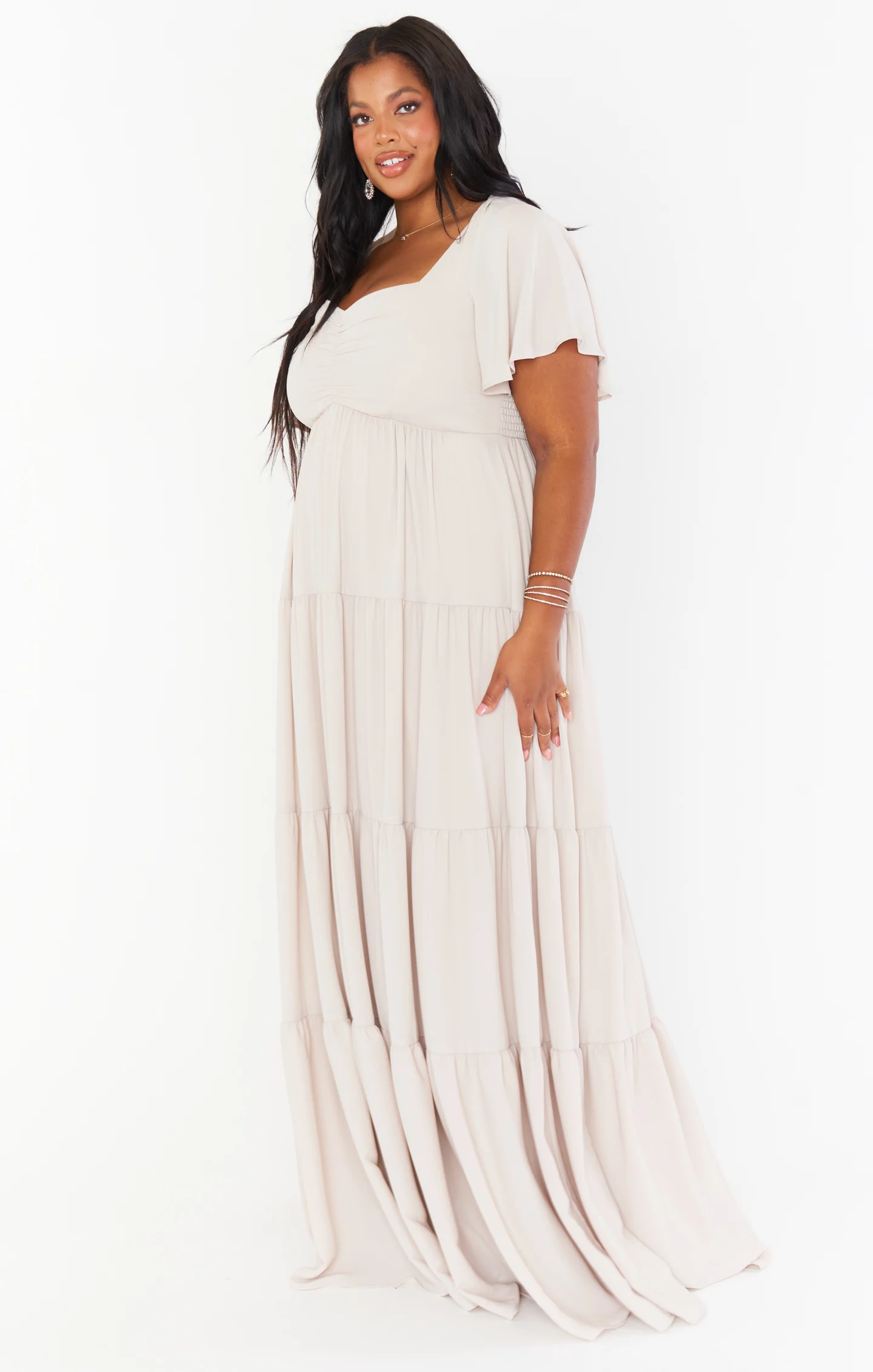 Nicole Maxi Dress ~ Show Me The Ring Crisp - Image 11