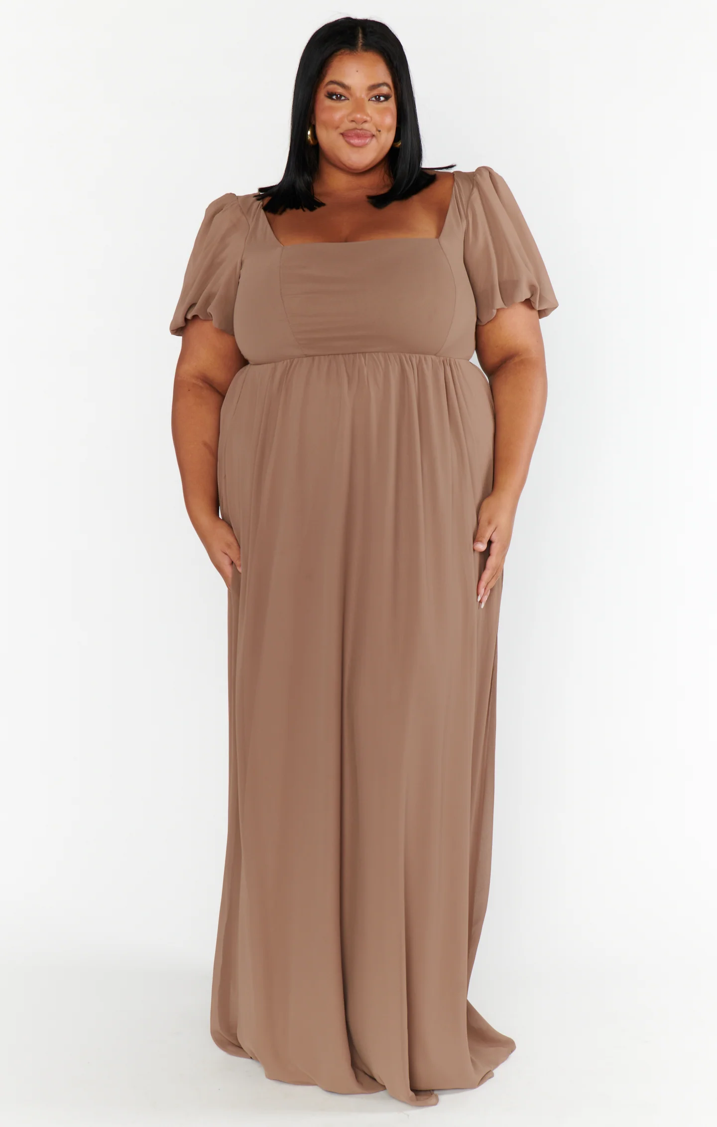 Nora Maxi Dress ~ Dune Chiffon - Image 4