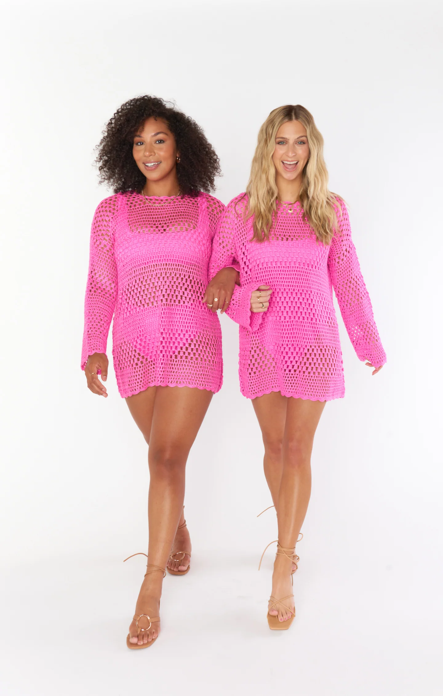 Paula Pullover ~ Hot Pink Crochet - Image 16