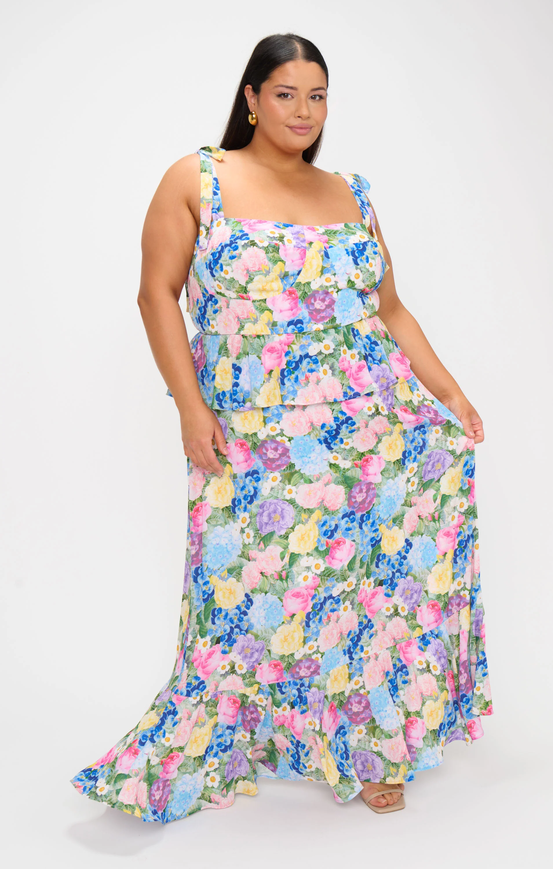 Paxton Midi Dress ~ Flower Shop - Image 3