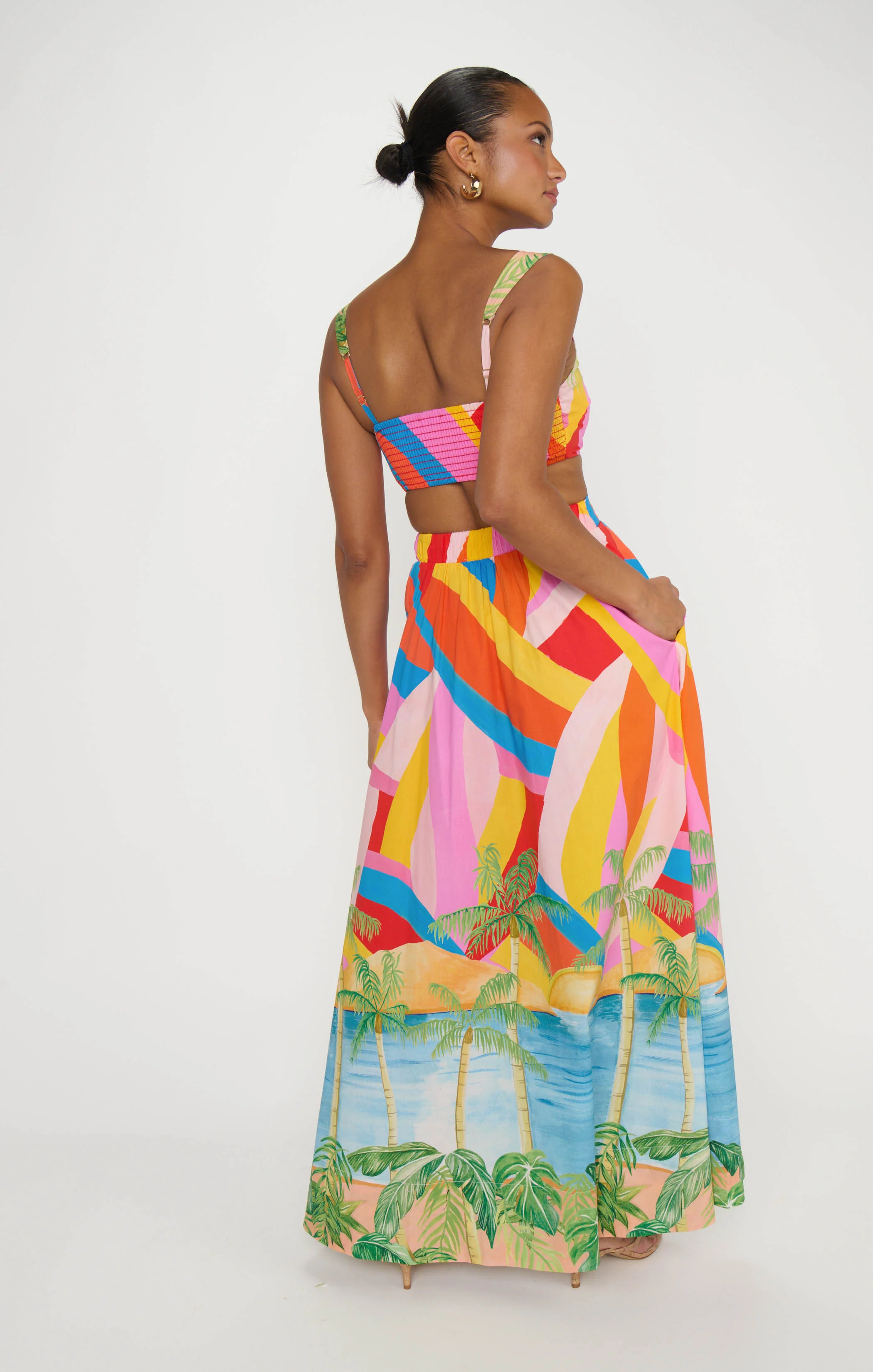 Pisa Skirt ~ Rainbow Key - Image 4