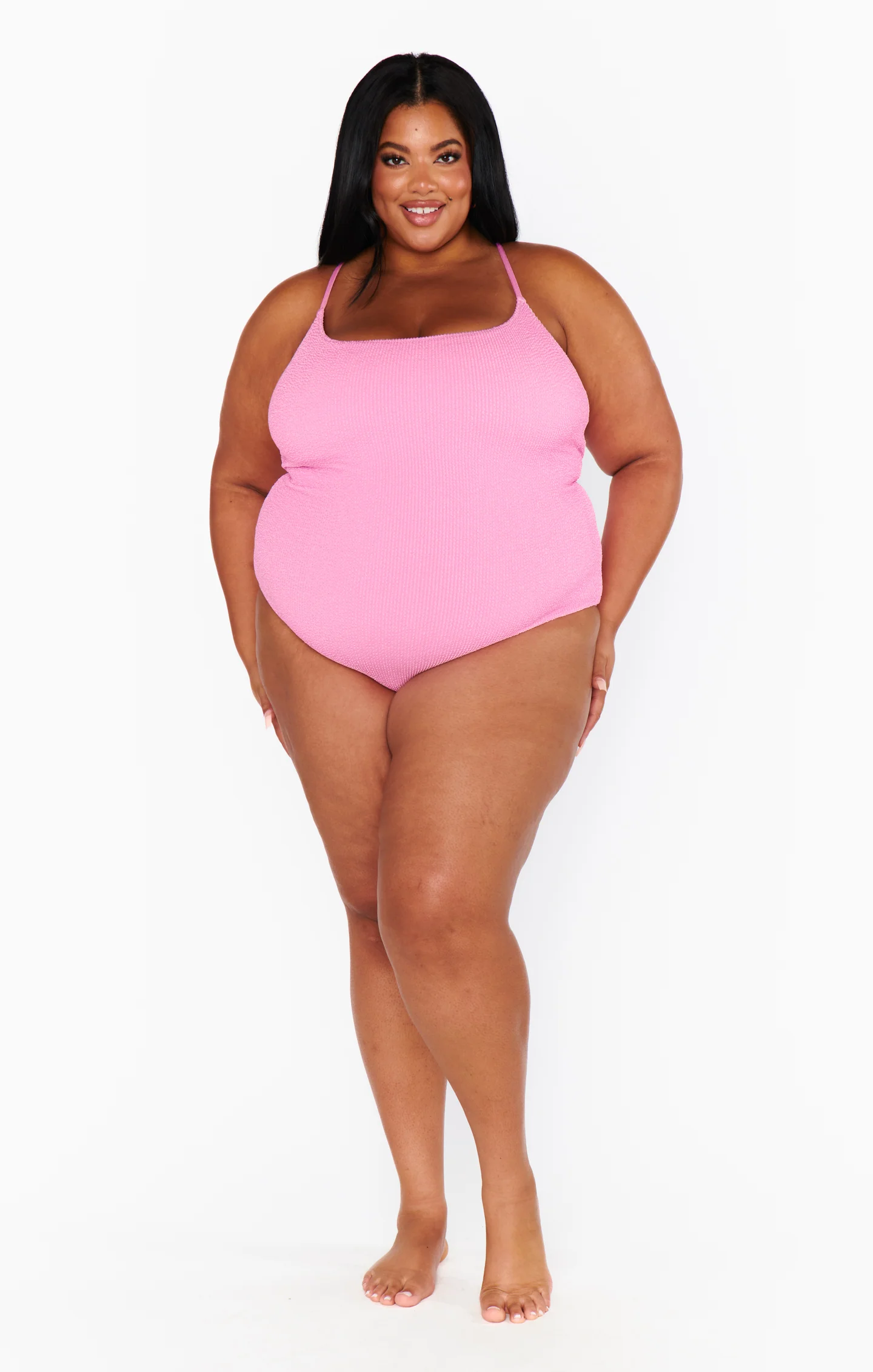 Positano One Piece ~ Bubblegum Scrunch - Image 5