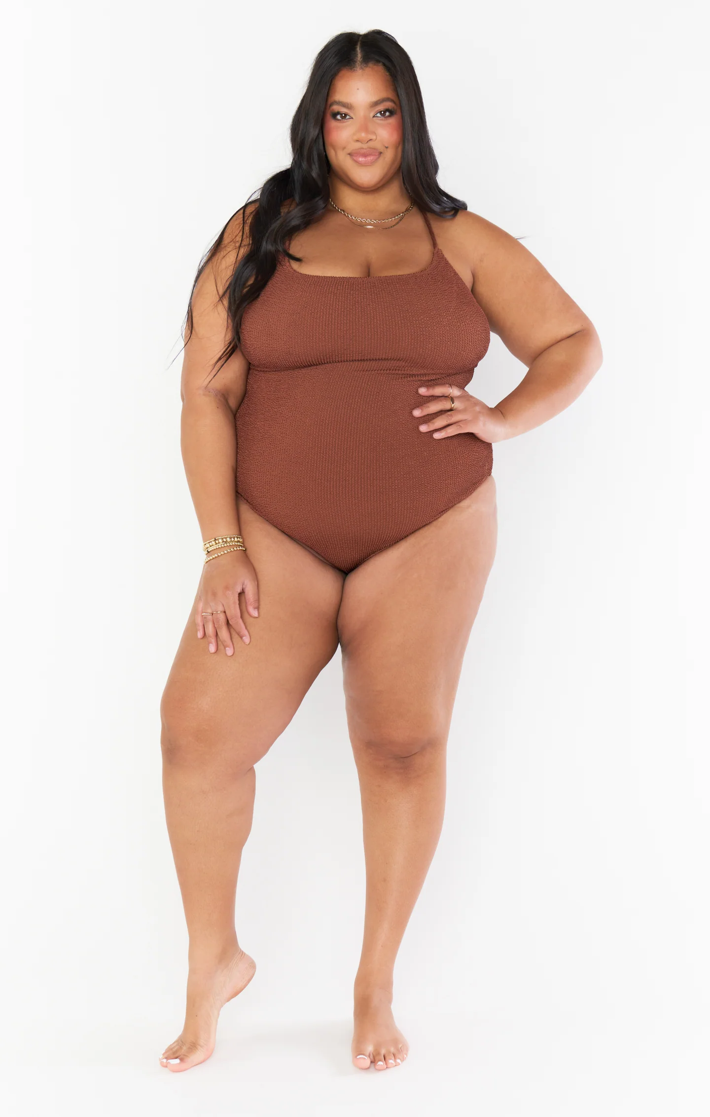 Positano One Piece ~ Chocolate Scrunch - Image 3