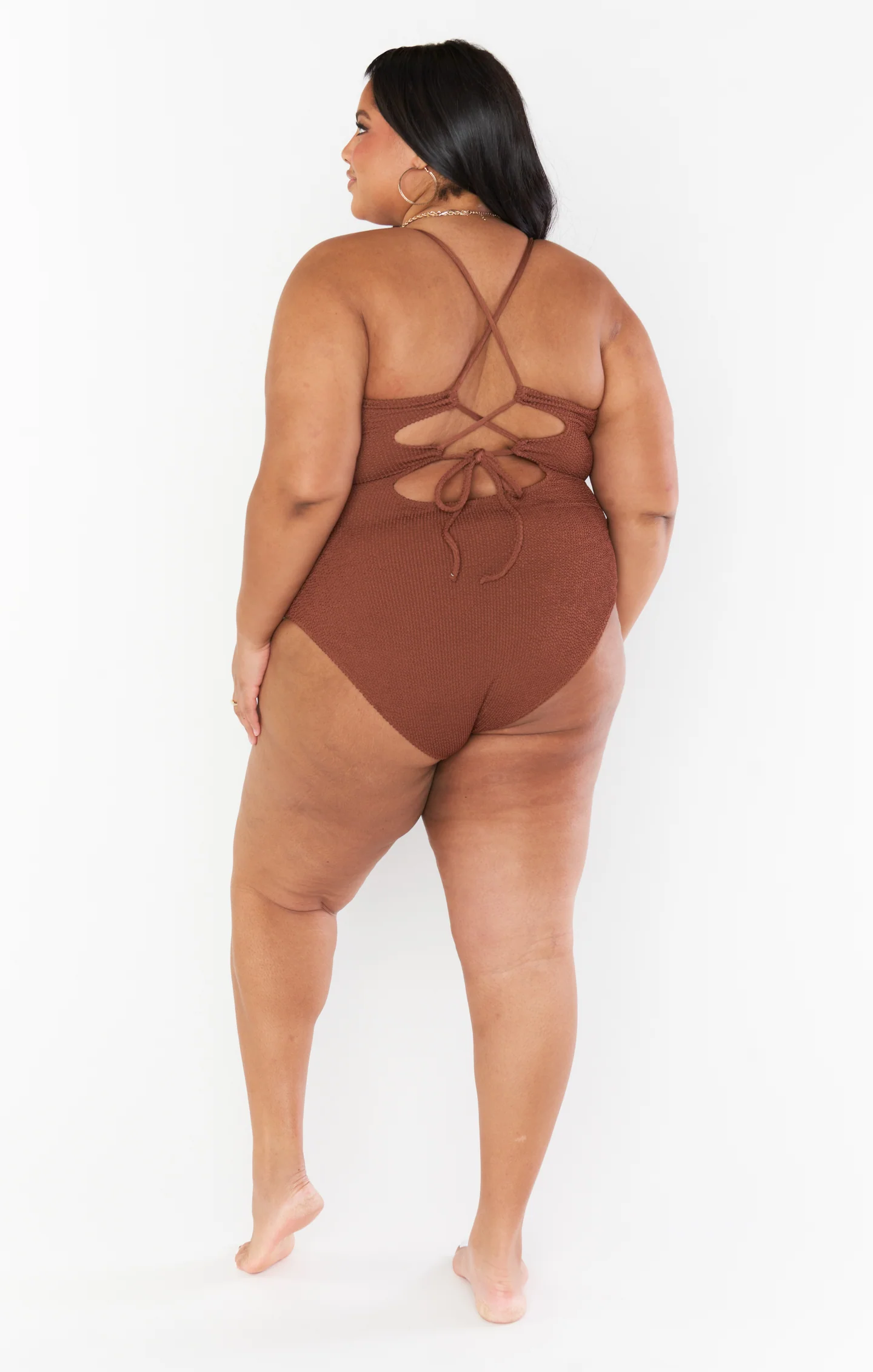 Positano One Piece ~ Chocolate Scrunch - Image 7