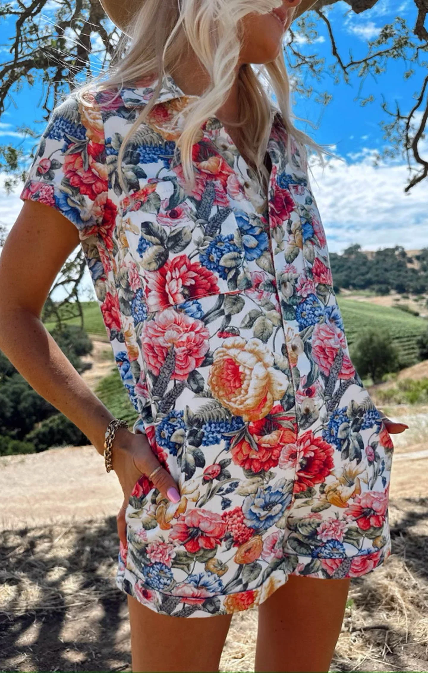 Range Romper ~ Dusty Meadows Denim - Image 11