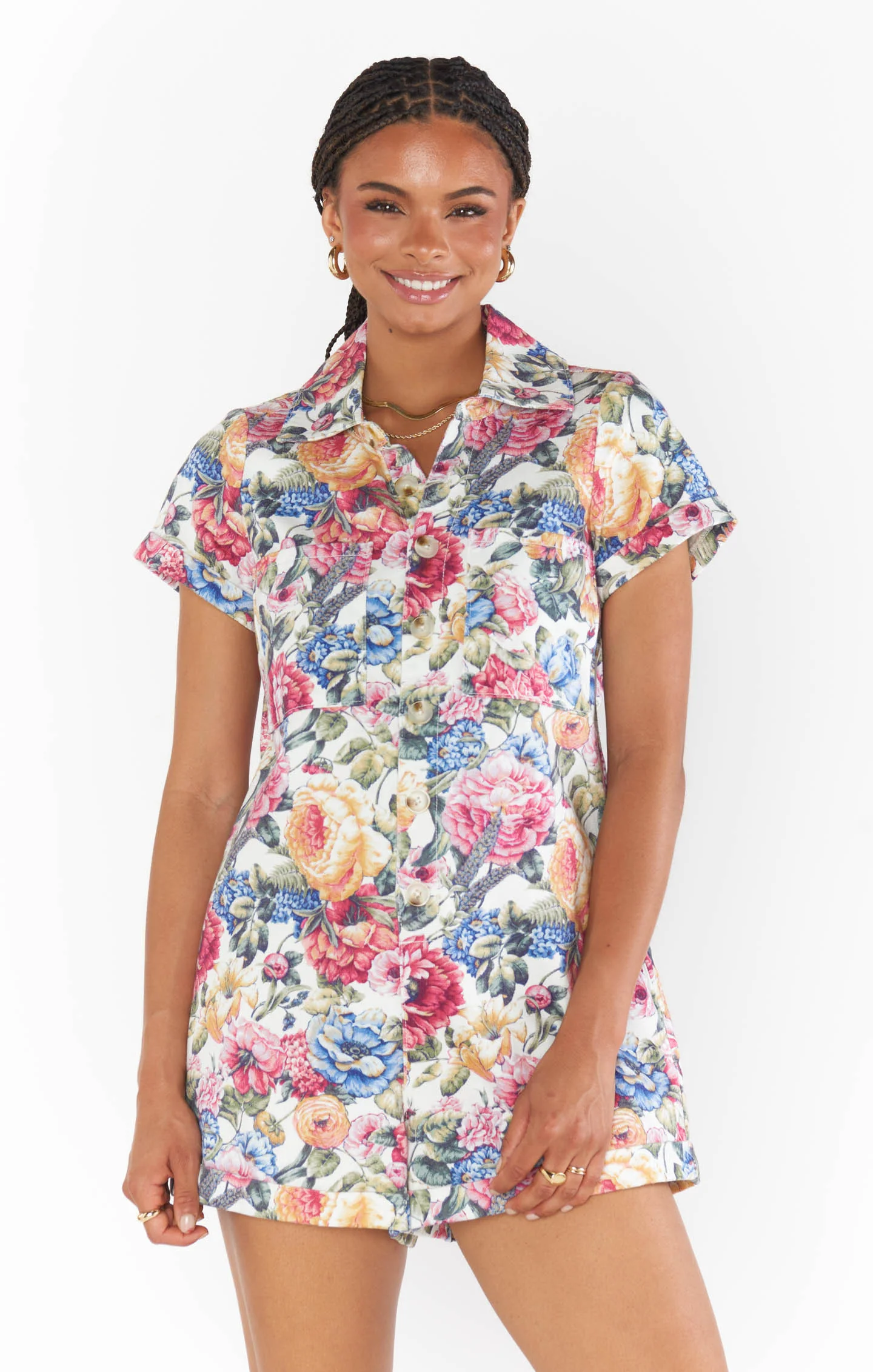 Range Romper ~ Dusty Meadows Denim - Image 14