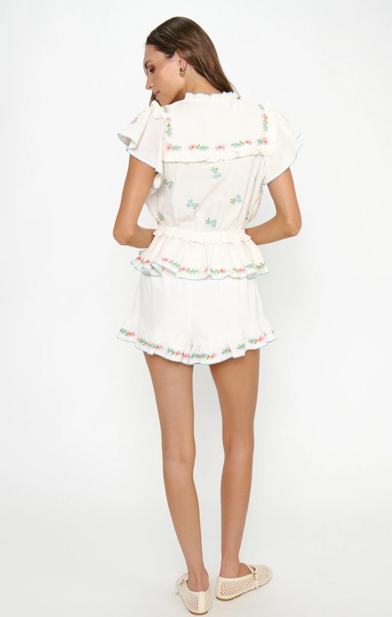 Romey Top ~ Wild Meadow Embroidery - Image 4