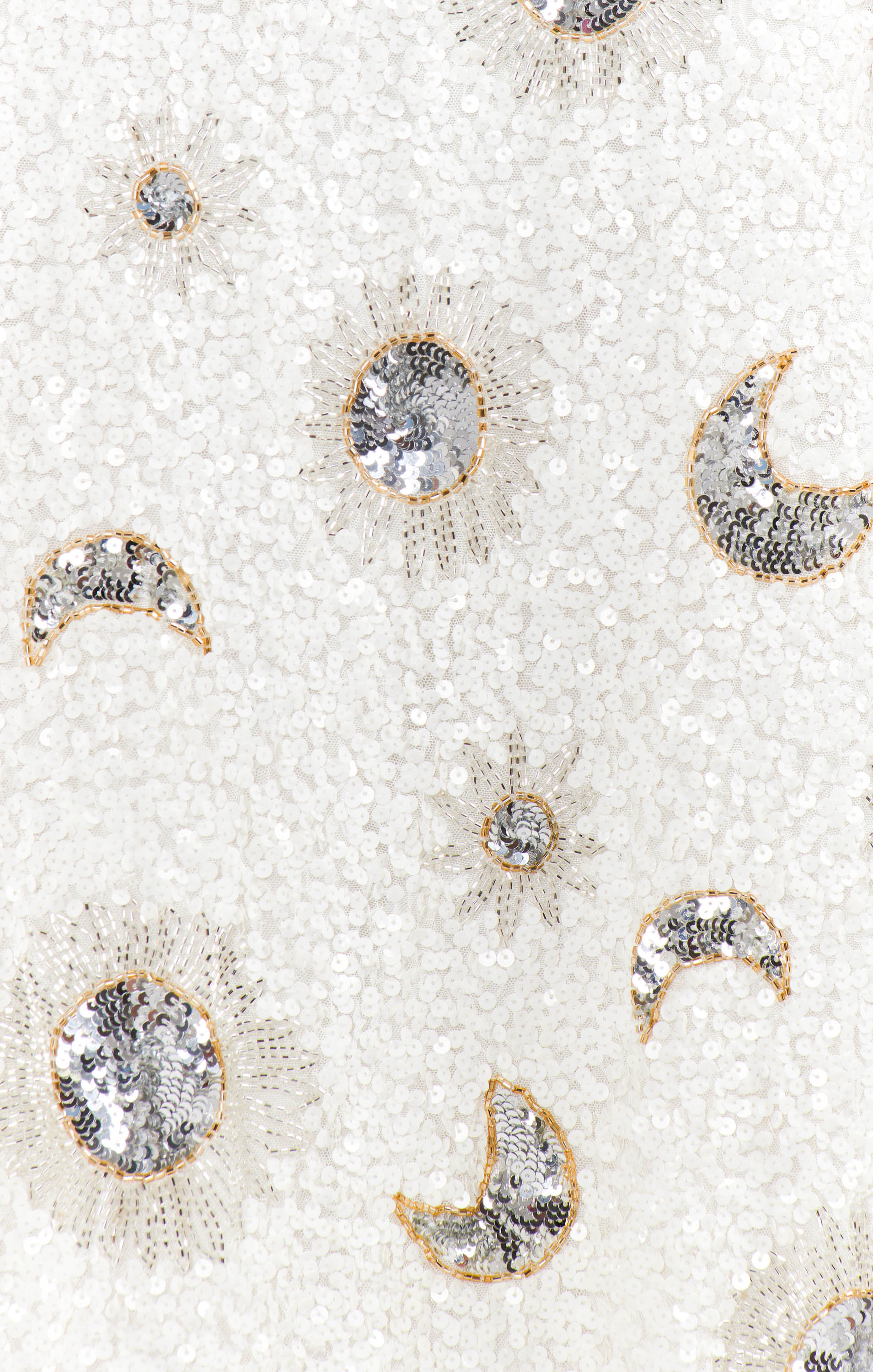 RSVP Skirt ~ White Celestial Sequins - Image 11