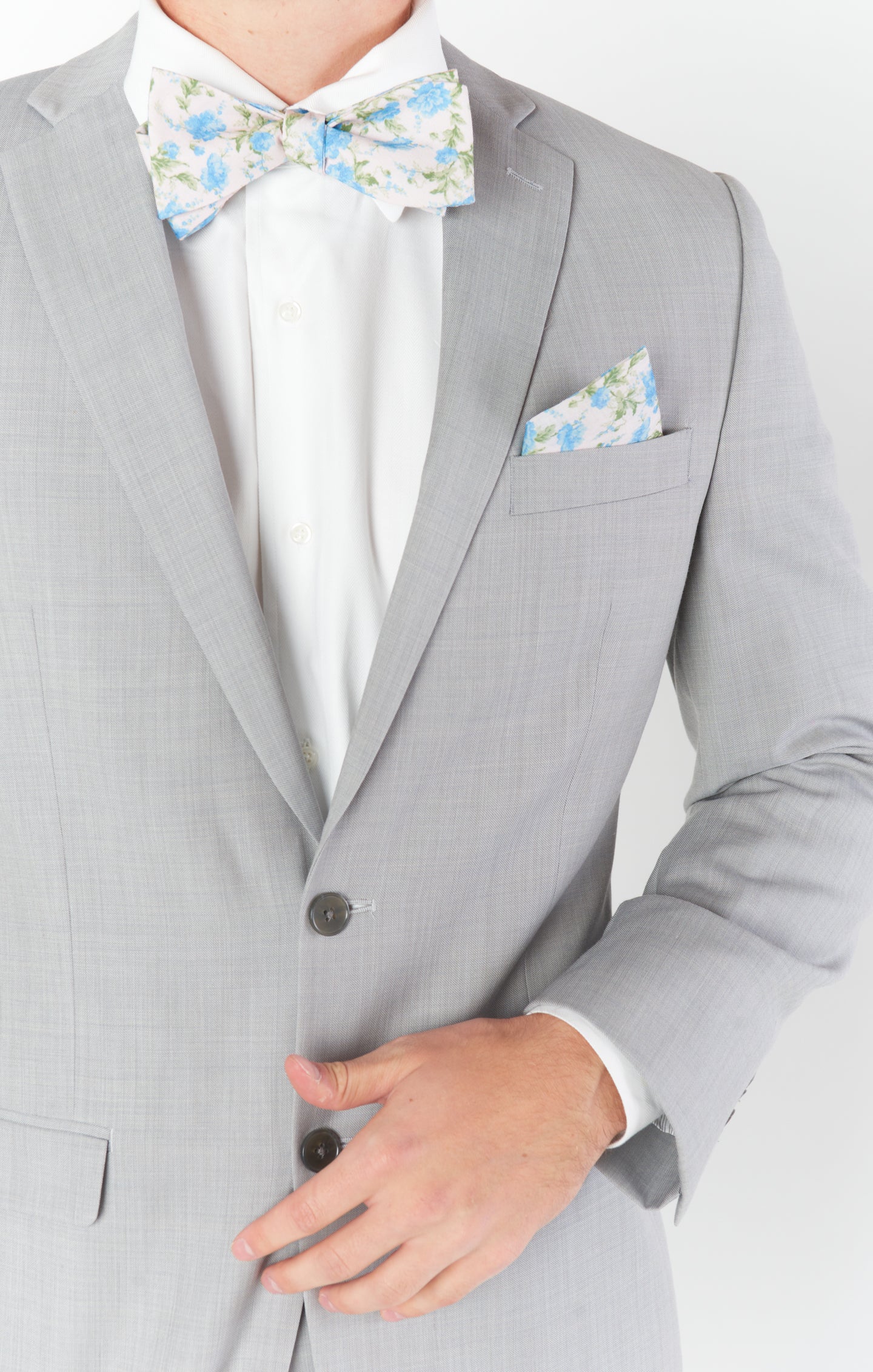 Sam Pocket Square ~ Charming Rose - Image 4