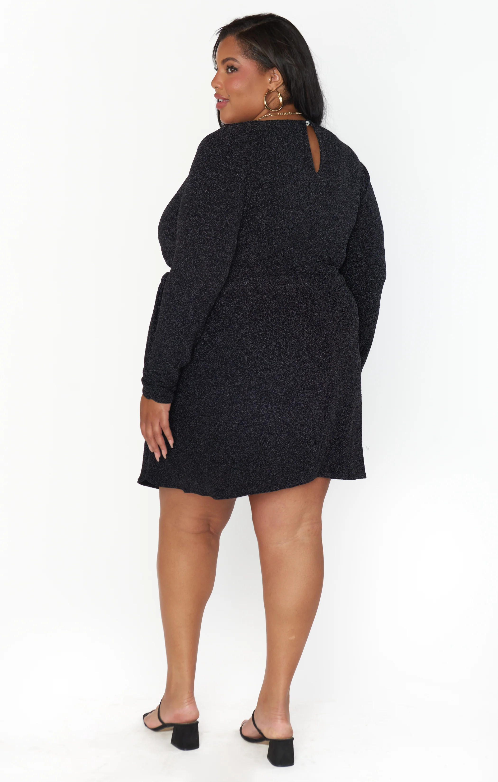 Stage Skort Dress ~ Black Shimmy Shine - Image 7