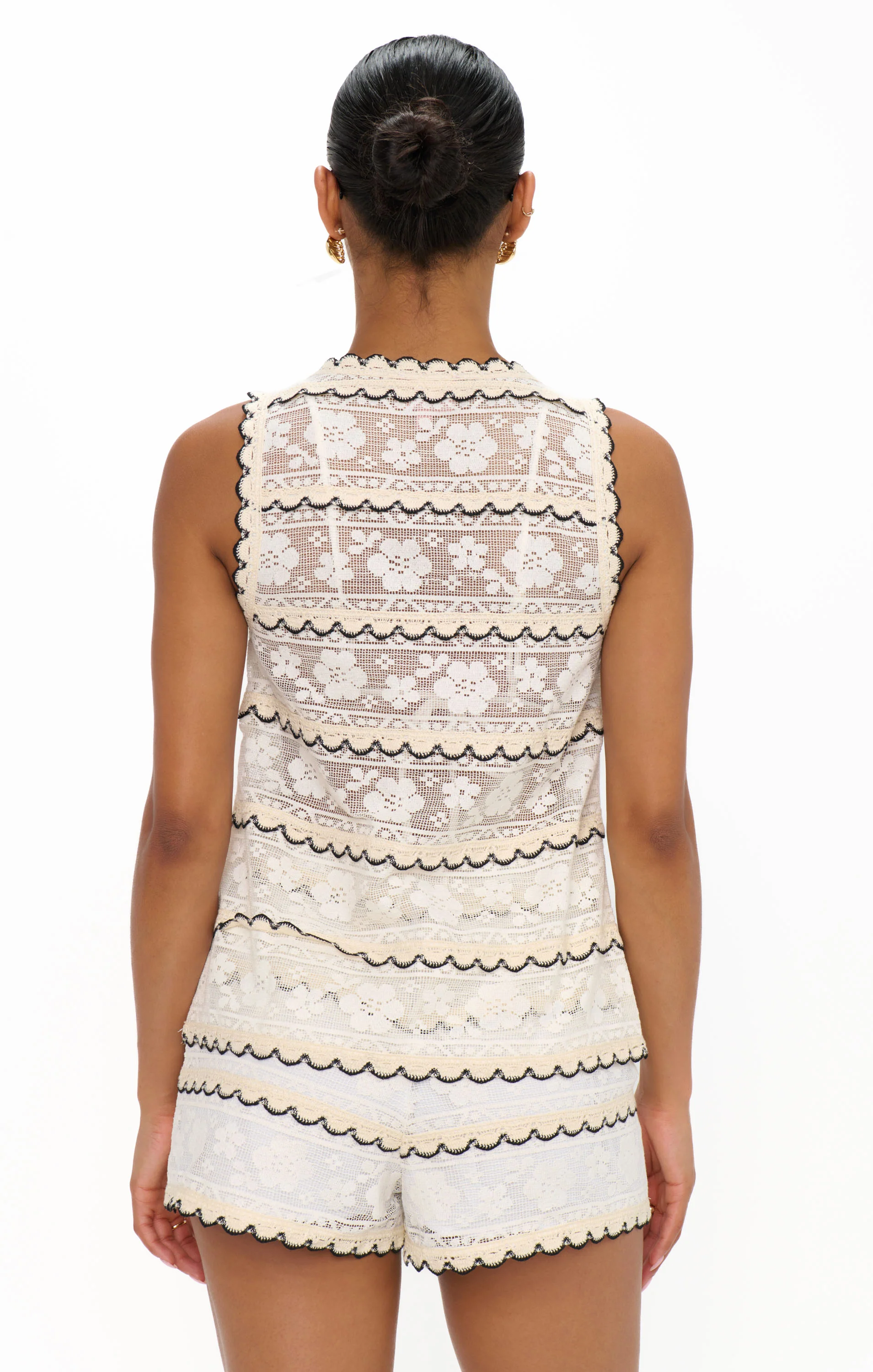 Take It Easy Tank ~ French Vanilla Lace - Image 6