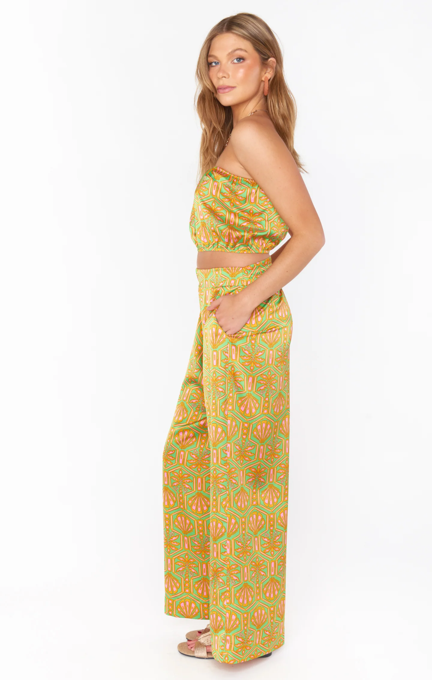 Teeny Tube Top ~ Palm Deco - Image 6