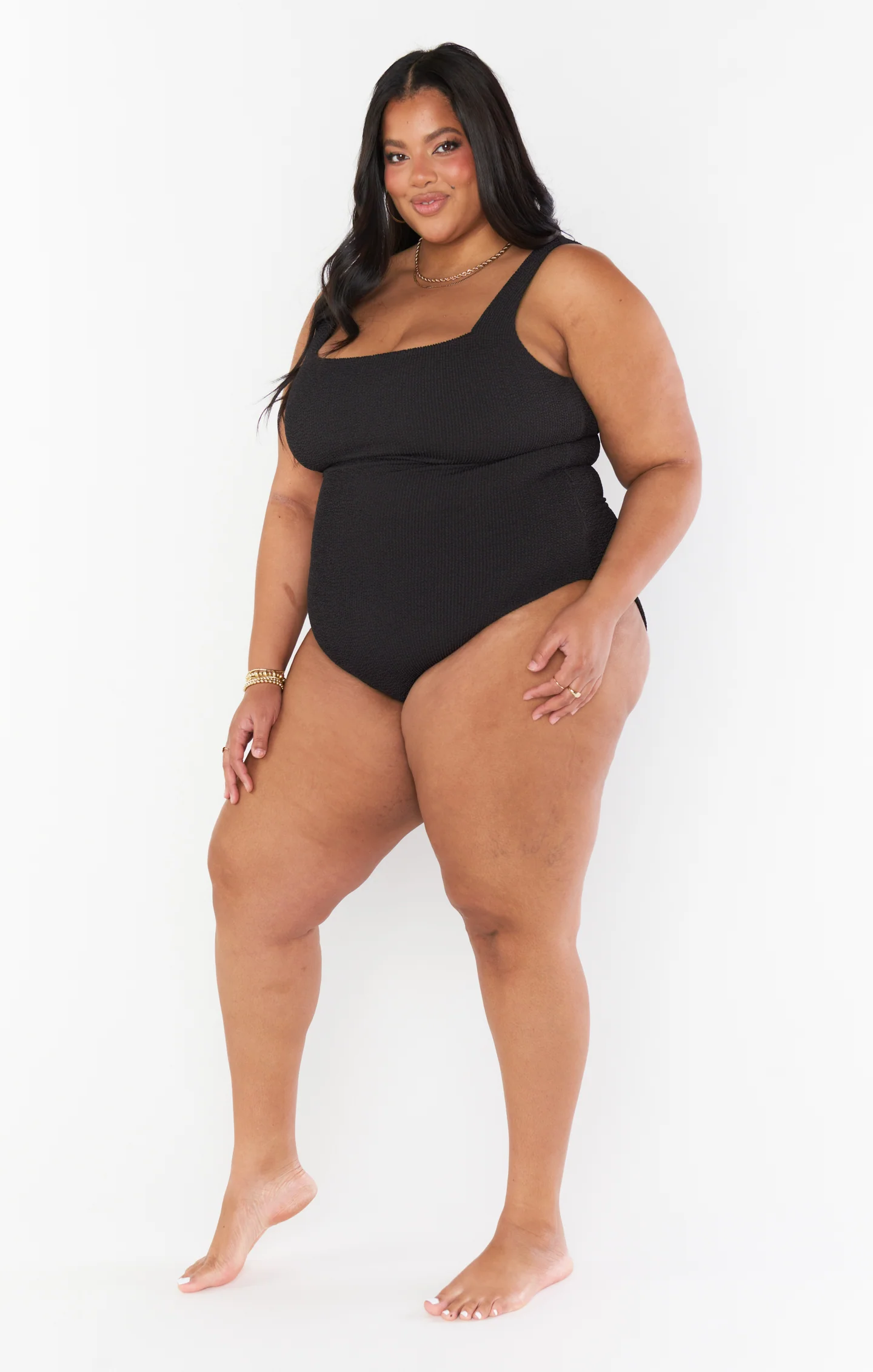 The Scrunch One Piece ~ Black Scrunch - Image 5