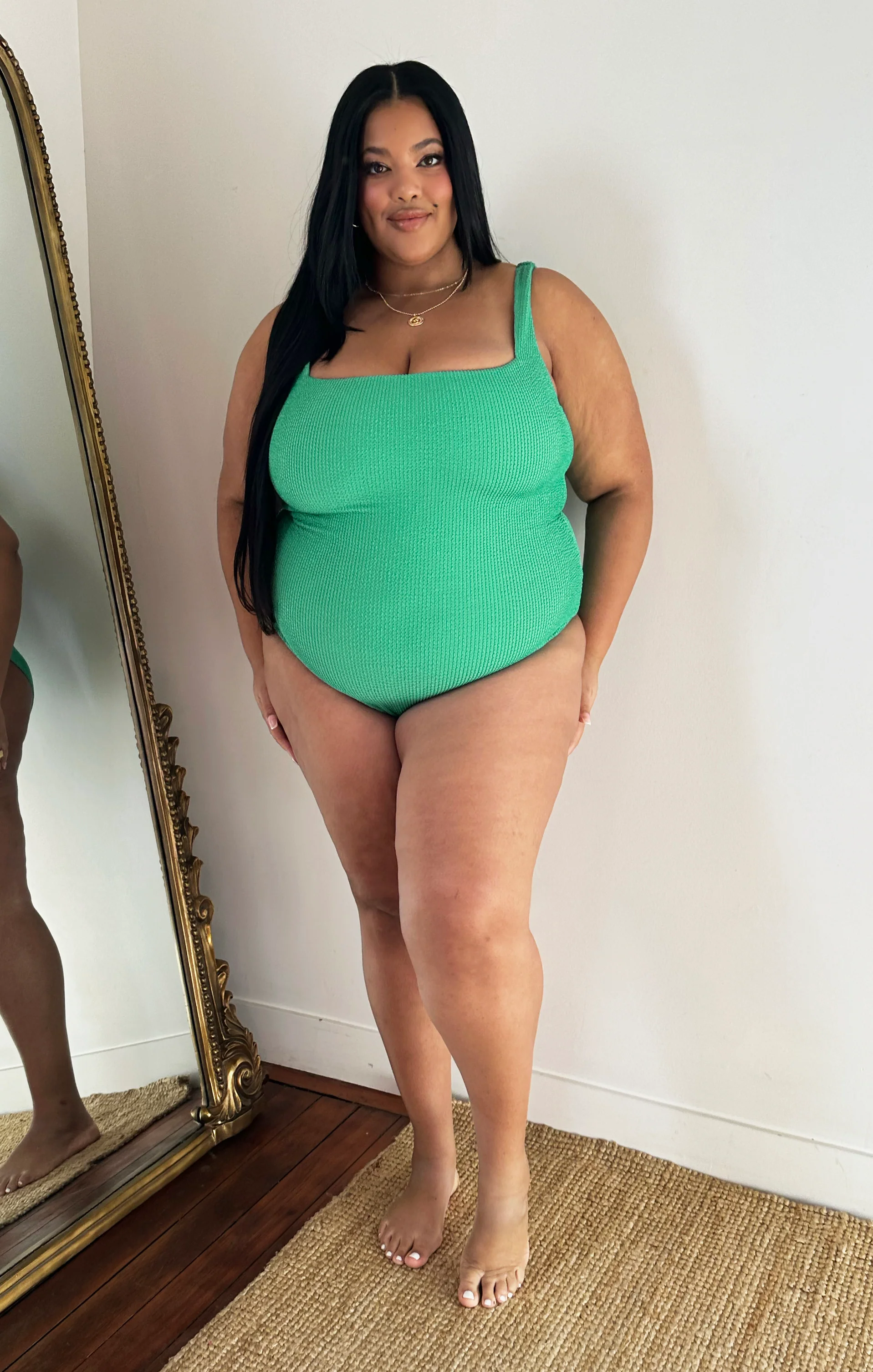 The Scrunch One Piece ~ Sea Green Scrunch - Image 4