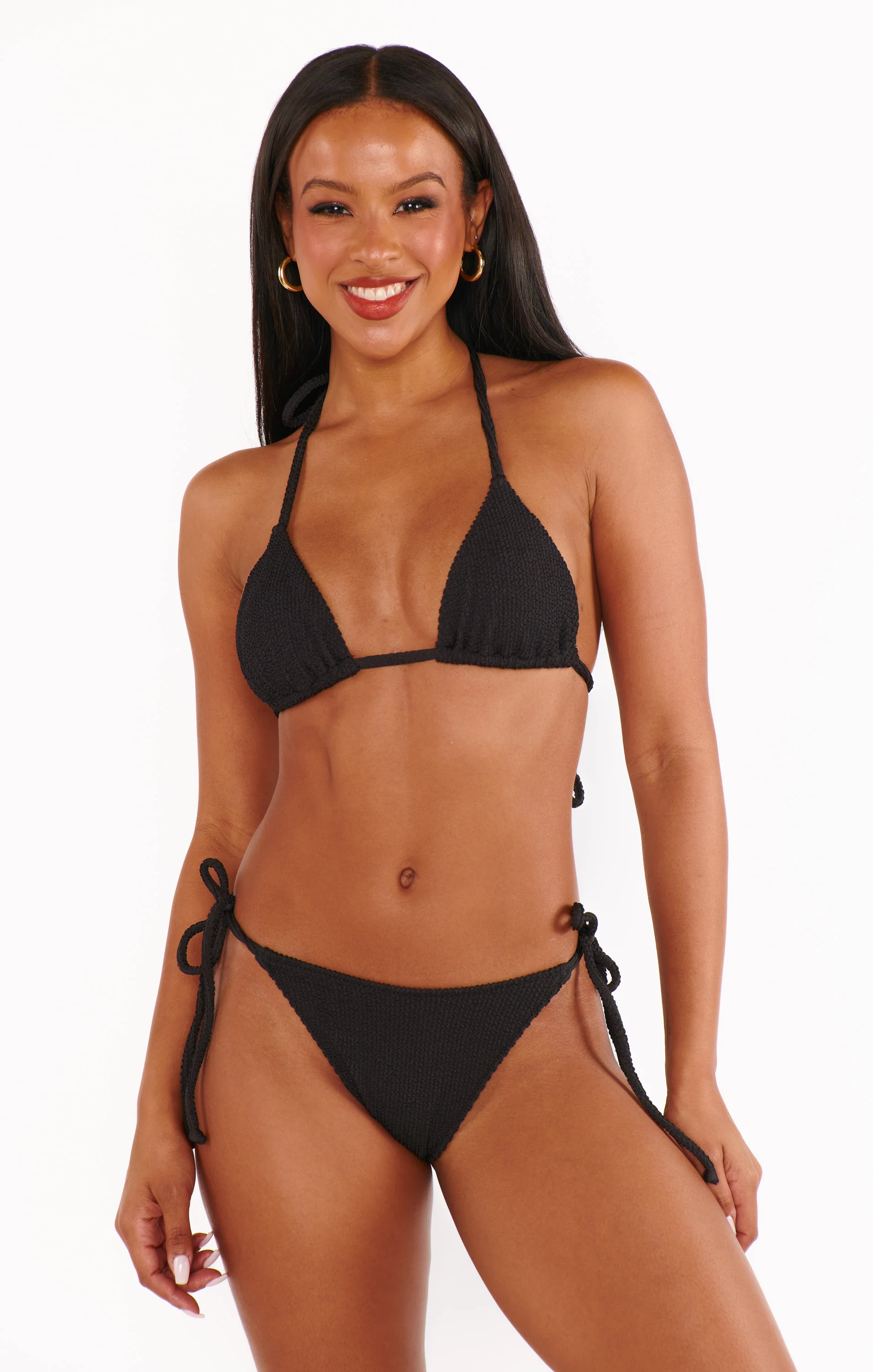 Tides Bottom ~ Black Scrunch - Image 6
