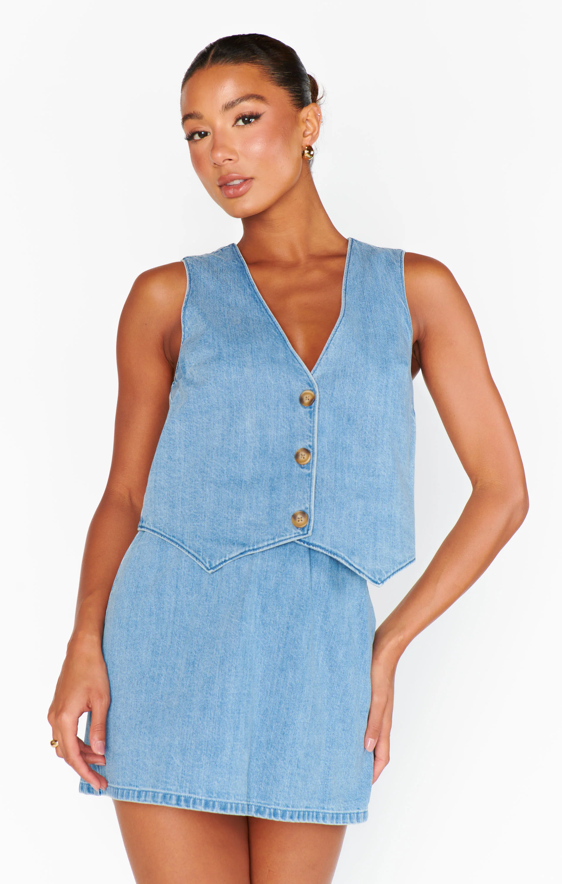 Vicky Vest Top ~ Saltwater - Image 2