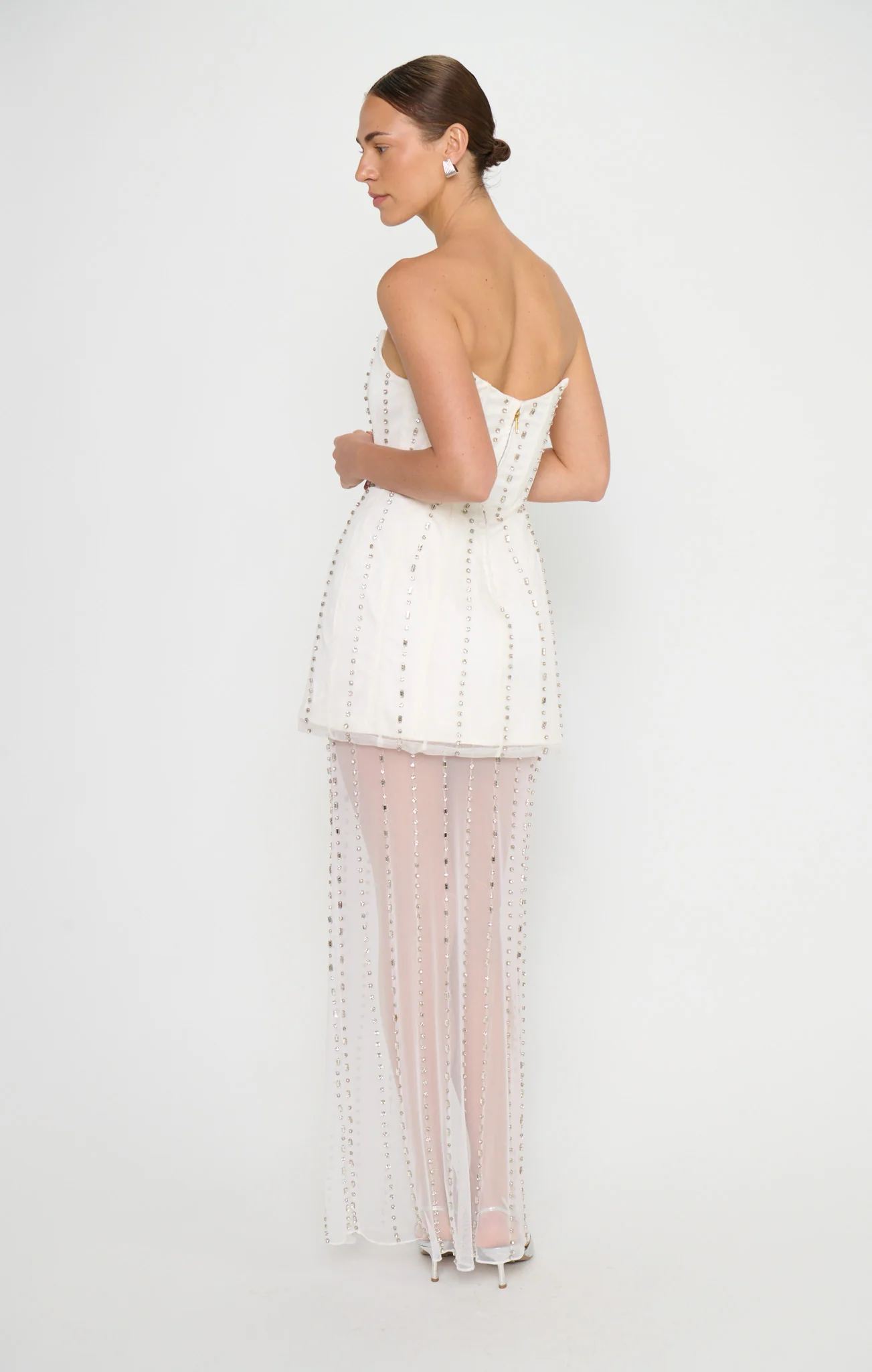 Victoria Maxi Skirt ~ Beloved Embellished Mesh - Image 5