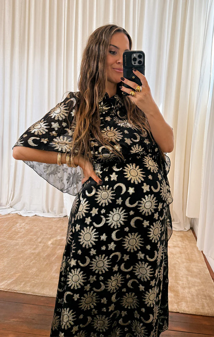 Wanderlust Maxi Dress ~ Celestial Shimmer Chiffon - Image 7